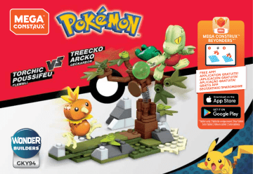 Mattel Mega Construx Pokémon Torchic vs. Treecko Manuel utilisateur | Fixfr