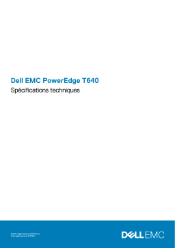 Dell PowerEdge T640 server spécification