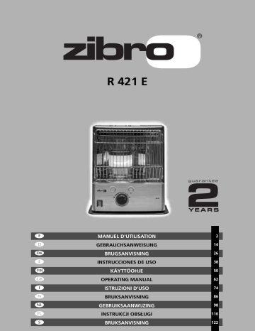 Manuel du propriétaire | Zibro R 421 Manuel utilisateur | Fixfr