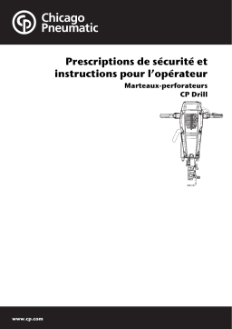 Chicago Pneumatic CP Drill Manuel utilisateur