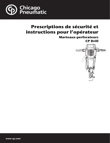 Mode d'emploi | Chicago Pneumatic CP Drill Manuel utilisateur | Fixfr