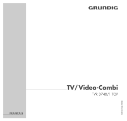 Grundig TVR 3740/1 TOP Manuel utilisateur