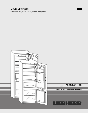 Manuel du propriétaire | Liebherr ICUNS 3314 COMFORT NOFROST Manuel utilisateur | Fixfr