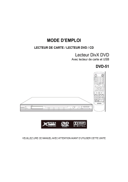 Lenco DVD-51 Manuel utilisateur