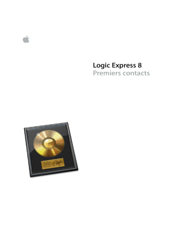 Manuel du propriétaire | Apple Logic Express 8 Manuel utilisateur | Fixfr