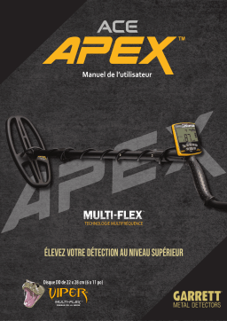 GARRETT ACE™ Apex Manuel utilisateur