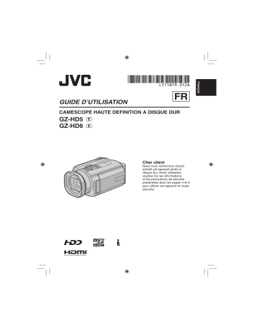 GZ HD6, HD6E | Mode d'emploi | JVC GZ HD5, HD5E Manuel utilisateur | Fixfr