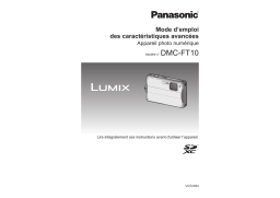 Panasonic DMC FT10 Mode d'emploi