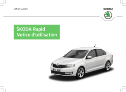 SKODA Rapid (2014/05) Manuel utilisateur