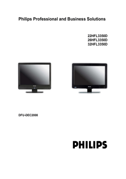 Philips 32HFL3350D Manuel utilisateur