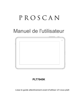 ProScan PLT 7045-K Manuel utilisateur