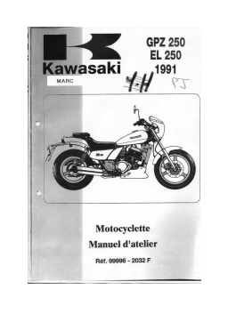 Kawasaki EL 250 MOD Manuel utilisateur