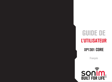 Sonim XP1301 Core Manuel utilisateur | Fixfr