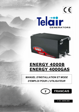 Telair Energy 4000 B - GAS Manuel utilisateur