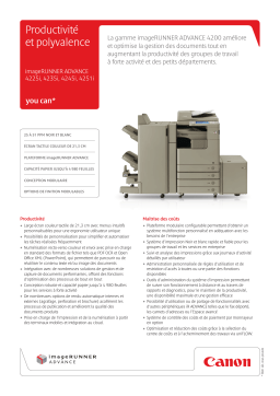 Canon IMAGERUNNER ADVANCE 4200 Manuel utilisateur