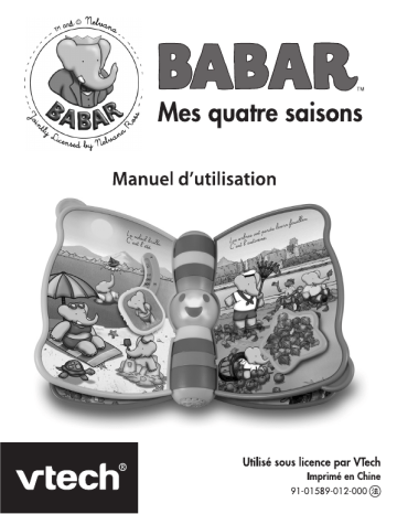 Manuel du propriétaire | VTech BABAR-BABY LIVRE 4 SAISONS Manuel utilisateur | Fixfr