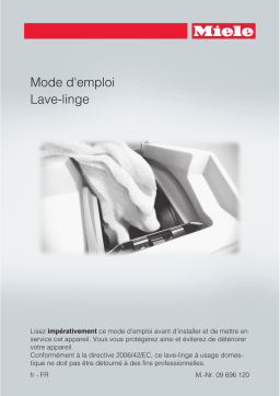 Miele W 194 Lave-linge Manuel utilisateur