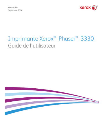 Manuel du propriétaire | Xerox PHASER 3330 Manuel utilisateur | Fixfr