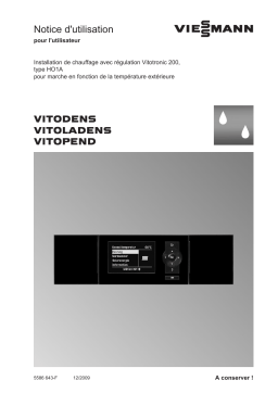 Viessmann VITOLADENS Manuel utilisateur