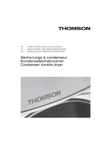 Manuel du propriétaire | Thomson TFT8101D Manuel utilisateur | Fixfr