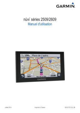 Garmin Nüvi 2589 Manuel utilisateur