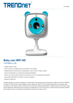 Trendnet TV-IP745SIC WiFi HD Baby Cam Fiche technique