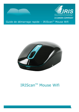 IRIS IRISCan Mouse Wifi Manuel utilisateur