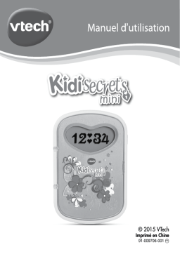 VTech KidiSecrets Mini Manuel utilisateur