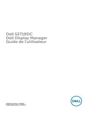 Dell S2719DC electronics accessory Manuel utilisateur | Fixfr