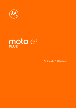 Motorola MOTO E7 Plus Manuel utilisateur