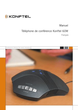 Konftel 60W Manuel utilisateur