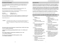 Evolution MK425C Manuel utilisateur