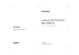 Lenovo V570 Manuel utilisateur