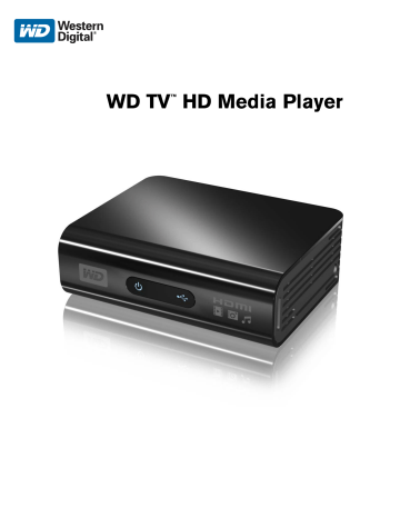 Manuel du propriétaire | Western Digital WD TV HD Media Player Manuel utilisateur | Fixfr