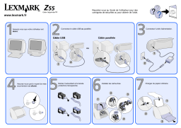 Lexmark Z55 Manuel utilisateur