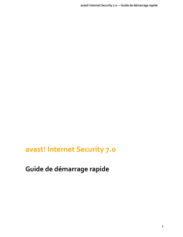 Guide de démarrage rapide | Kaspersky Internet Security 7.0 Manuel utilisateur | Fixfr