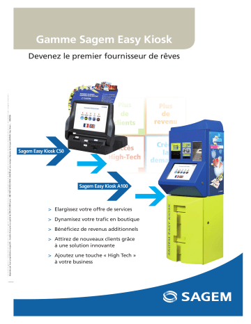 Manuel du propriétaire | Sagem EASY KIOSK Manuel utilisateur | Fixfr