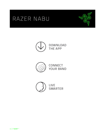 Mode d'emploi | Razer Nabu 2015 Wearable Manuel utilisateur | Fixfr