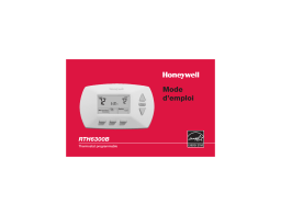 Honeywell RTH6300B Manuel utilisateur