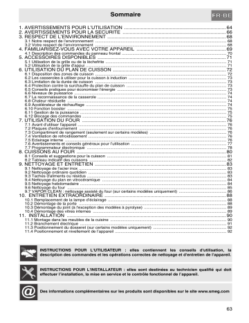 Manuel du propriétaire | Smeg TR4110GR Manuel utilisateur | Fixfr