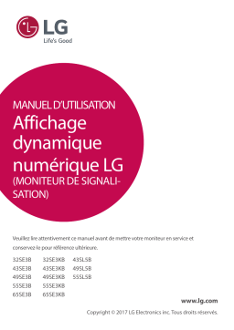 LG 55SL5B-B Manuel du propriétaire