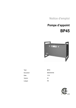 Wacker Neuson BP45 Hydronic Air Heater Manuel utilisateur