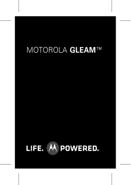 Motorola Gleam Manuel utilisateur