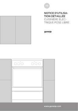 Gorenje EC627E112WKV Cuisinière Manuel utilisateur