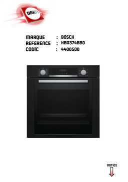 Bosch HBA357BS0 Manuel utilisateur