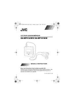 JVC XA-MP101B/W Manuel utilisateur