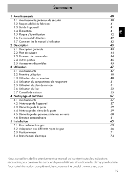 Smeg SX91VJME9 Manuel utilisateur