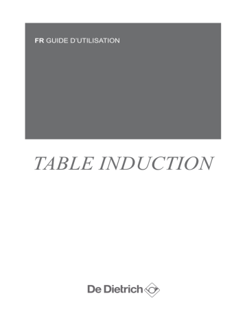 Manuel du propriétaire | De Dietrich DTI1043B Manuel utilisateur | Fixfr