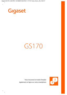 Gigaset GS170 Manuel utilisateur