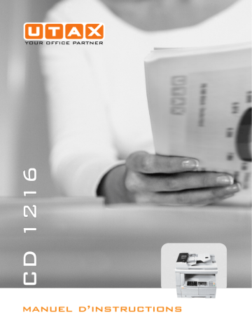 Mode d'emploi | Utax CD 1216 Copy System Manuel utilisateur | Fixfr